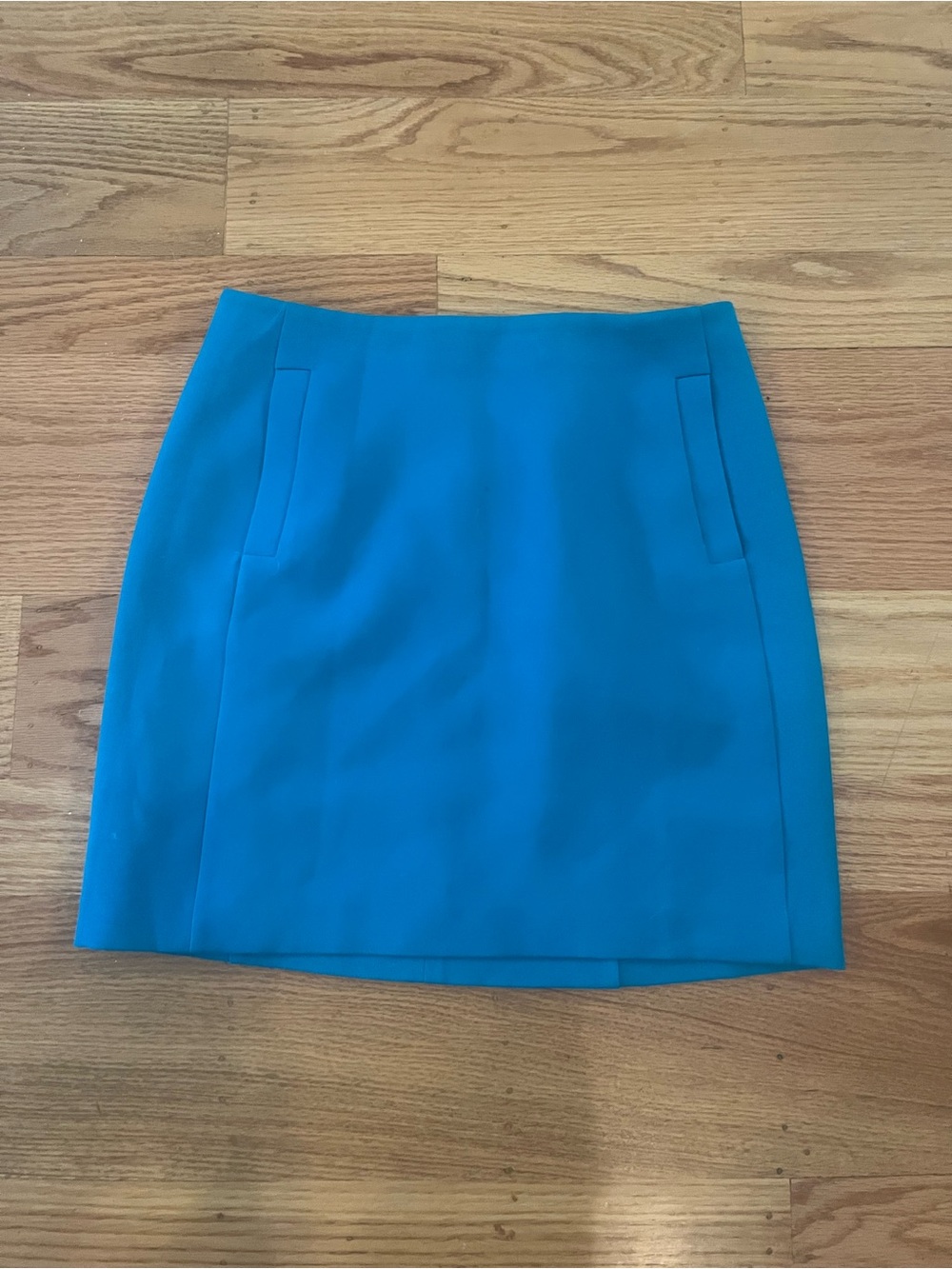 Banana Republic Teal Tailored Mini Skirt Size 4